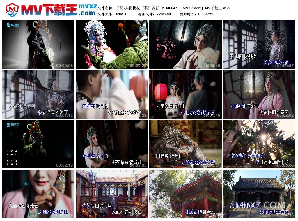 于铭-人面桃花_国语_流行_MB300475